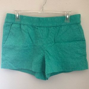 3" floral jacquard boardwalk pull-on short